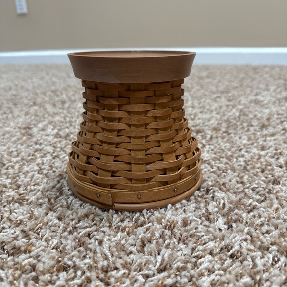 Longaberger Brown Woven Basket Accent